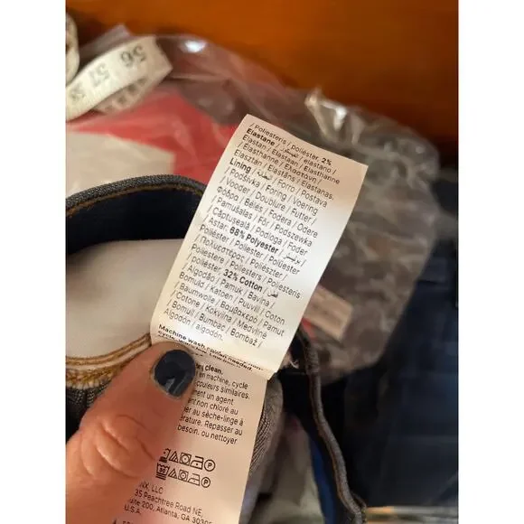 SPANX CROPPED WIDE LEG JEANS petite medium - Picture 8 of 8